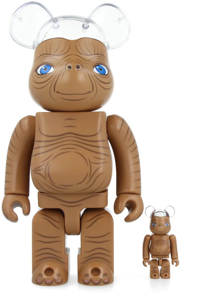 400% & 100% Bearbrick Set - E.T.