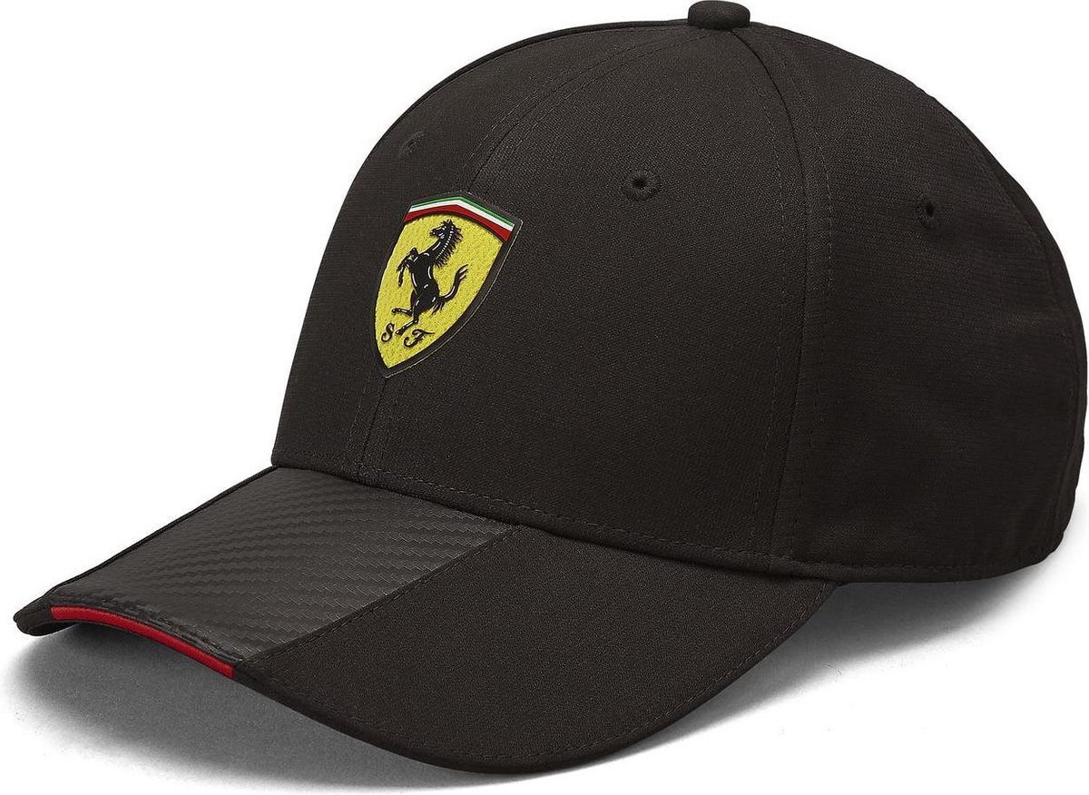 Scuderia Ferrari Scudetto Carbon Strip Baseball Cap - Ferrari