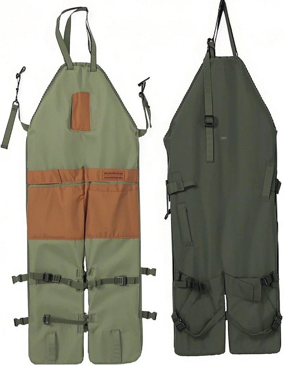 Tuinschort - Schort - Timmerman Schort Tuinschort - Werk Schort - 6 Tuinzakken - Werkschort voor Heren Canvas - Multifunctioneel Schort - Dunne Stof - Werkschort - Werkschort voor herenwerkplaats