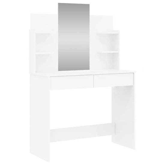 Kaptafel met spiegel Sonoma eiken 80x39x80 cm
