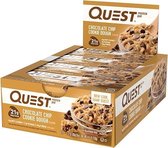 Quest Nutrition Quest Bar - Barre protéinée - 1 boîte (12 barres protéinées) - Pâte à biscuits aux pépites de chocolat