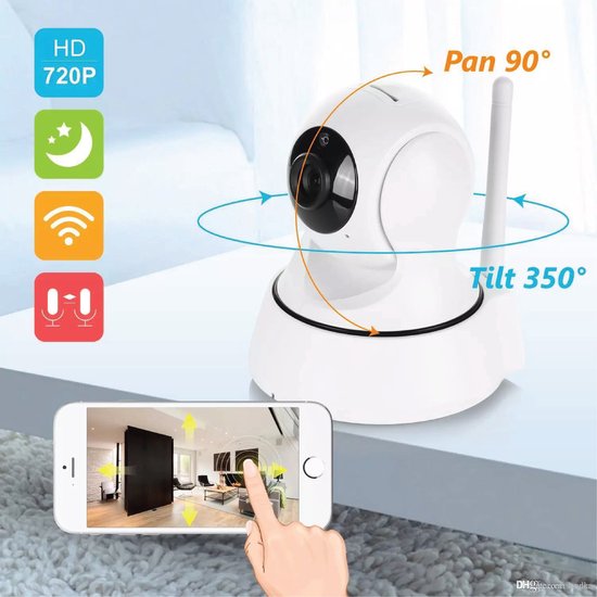 Vyzio - Wifi Camera - Babyfoon Met App - Beveiligingscamera Binnen - Bewakingscamera Voor Binnen - Huisdiercamera - Hondencamera - VISIONSPOT van Vyzio — afbeelding 2