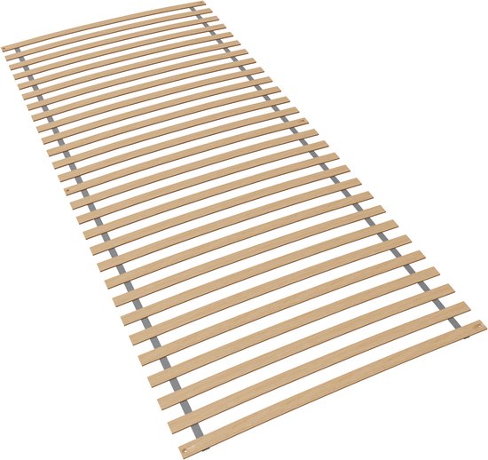 Lattenbodem 90 x 200 - beukenhout - 28 latten - tot 130kg - rolbodem 90x200 - bedbodem