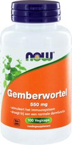 Now Foods - Gemberwortel Extract 550 mg - 100 Capsules