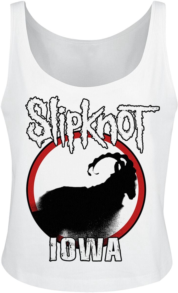Slipknot Iowa Goat Silhouette Dames Tanktop - wit - S