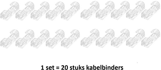 50Pcs 3M Duurzame Zelfklevende Kabelclips Kabelhouder voor het organiseren en opbergen van kabels kabelmanagement koord organizer zelfklevend voor kantoor/thuis/tv/charger/auto/pc[Wit