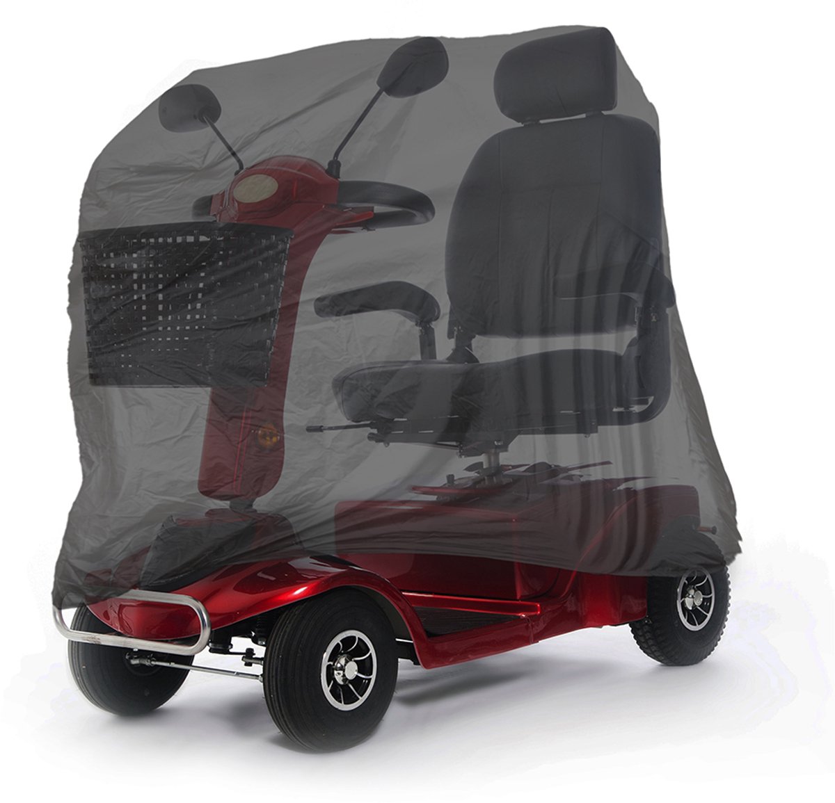 Goedkoopste Maxxcovers® Scootmobiel Hoes - Zwart - Afdekhoes - Regenhoes - Maat M
