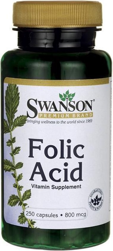 Supplementen - Acid 800mcg 250 capsules Swanson bol.com