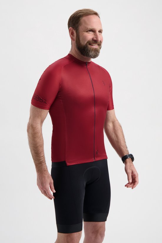 BBB Cycling ComfortFit R - Duurzaam Fietsshirt Heren Korte Mouw - 15-25 °C - Ademend MTB en Wielrenshirt - 3 Achterzakken - Rood van BBB Cycling — afbeelding 4