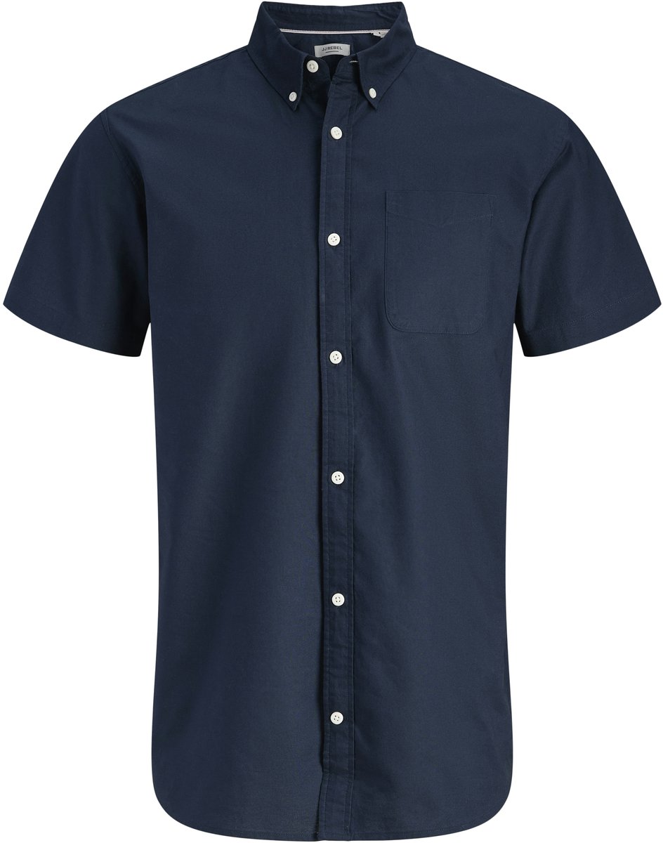 JACK&JONES - JREBKEITH OXFORD SHIRT SS - Jongens - Overhemden