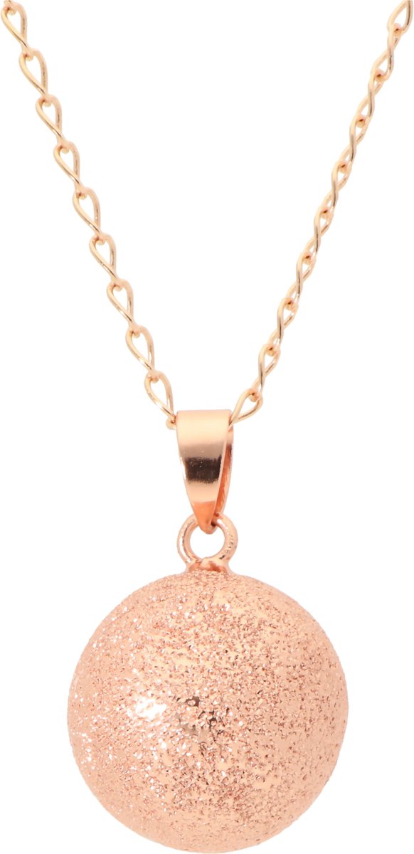 La Rosa Princesa Bola Zwangerschapsketting Brosse Rosé Gold Plated - verguld