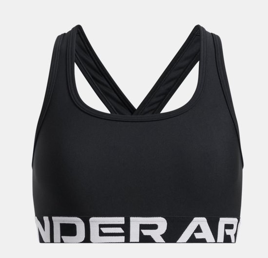 Foto: Under armour g crossback bra meisjes sportbeha zwart