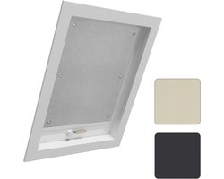Thermo Rolgordijn voor Dakramen - Verduisterend en Zonwerend, Hittebescherming 57 x 100 cm - Eenvoudig te Monteren zonder Boren