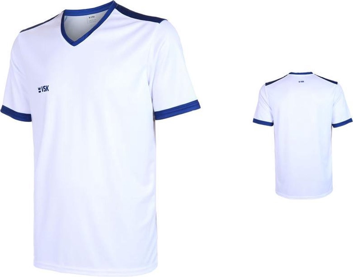 VSK Fly Voetbalshirt Blanco Wit-Blauw-152