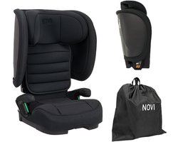 Novi Baby Max I-Size Autostoel - All Black - Inclusief Draagtas