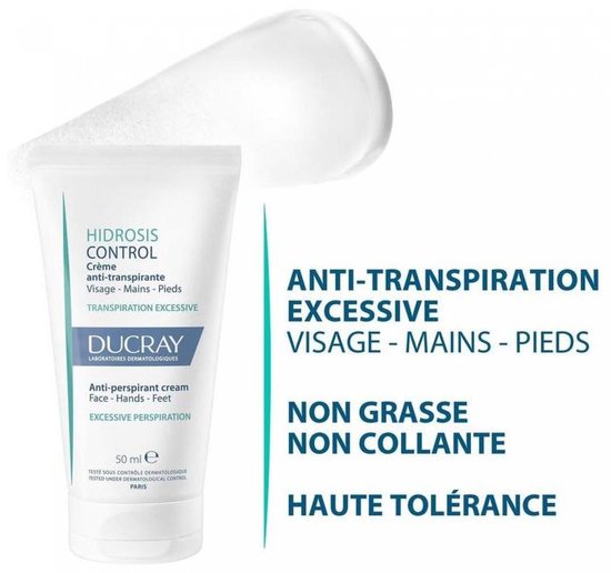 Ducray Deodorant Hidrosis Control Crème Multizones 50ml