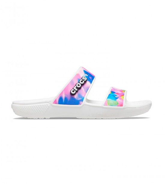 Crocs Classic Solarized Sandaal Wit/Roze Maat 37/38 M5/W7