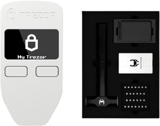 Trezor One - Wit + Cryptotag Thor Bundel