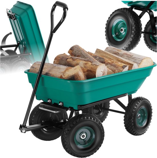 hillvert - Tuinwagen - 550 kg - kantelbaar - 150 L