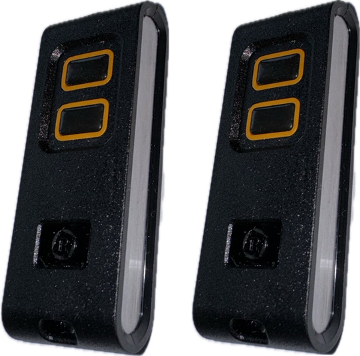 2x RDA ART Handzender - 2-Kanaals 868 MHz - Zwart Design met Aluminium Zijkanten