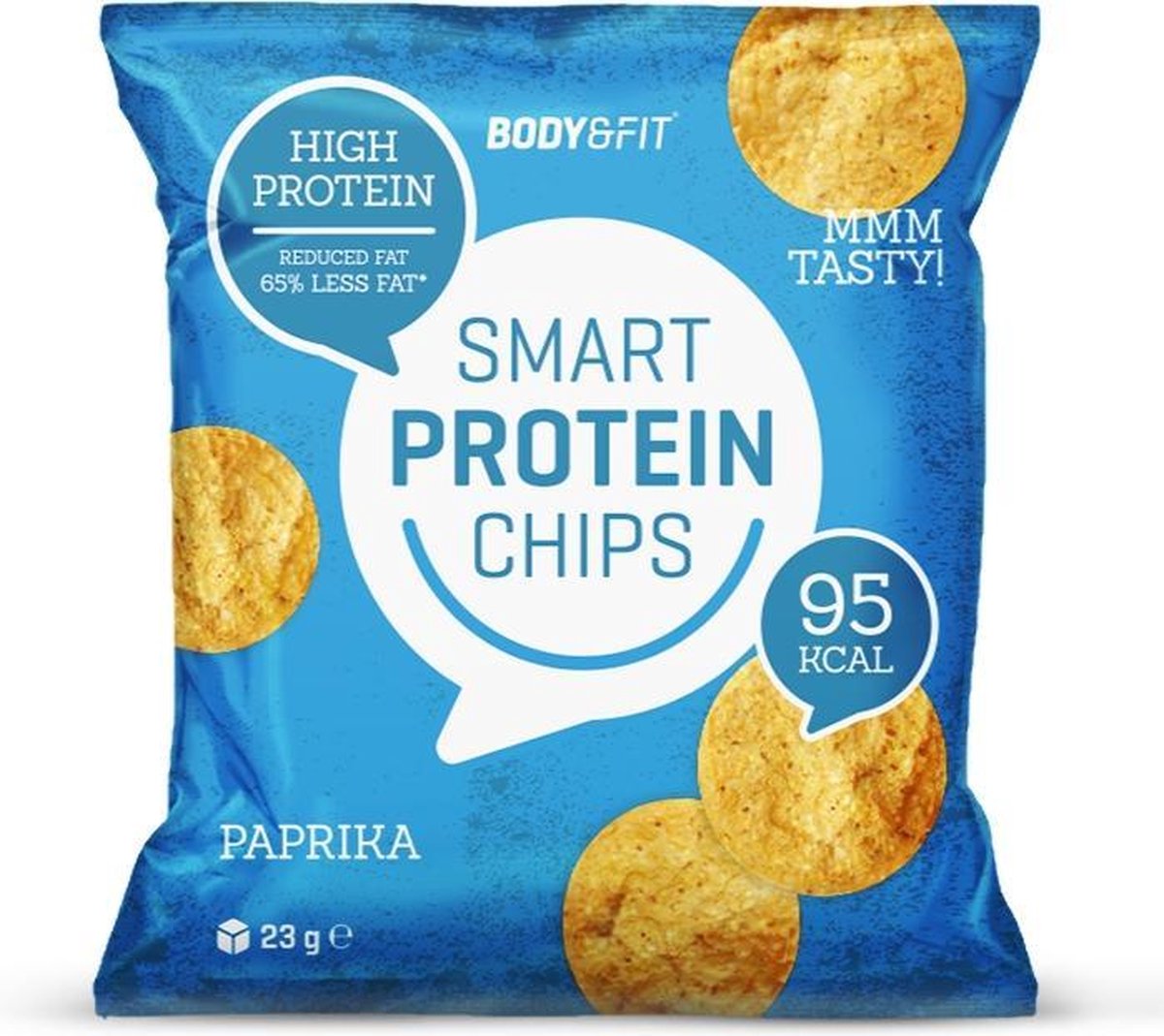 Body & Fit Smart Chips - Minder vet & koolhydraten - Eiwitrijk - 1 box (12 zakjes) - Paprika