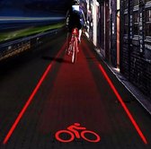 Fiets achterlicht, met richtingaanwijzer, USB opladen LED-fiets staart