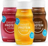 Body & Fit Smart Protein Drinks - Sportdrank - Proteïneshake / Eiwitshake - Mix Box - 1 tray (6 stuks)