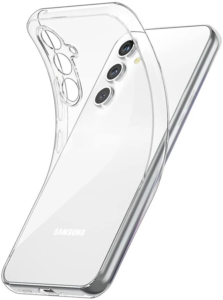 Transparant Hoesje Geschikt Voor Samsung Galaxy S24 FE (Fan Edition) - Back Cover Telefoonhoesje