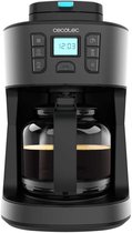Cafetière Cecotec Gravier & Drop avec moulin à grains intégré - 1,8 litre / 15 tasses - Moulin à Café intégré - Café filtre - avec verseuse en verre