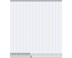 Strokengordijn, 16 Stuks, 2,44 M Hoog, 2,44 M Breed, 0,2 mm Dik. Transparante, Gladde Kunststof Deurstroken Met 50% Overlapping, PVC Strokengordijn voor Magazijnen