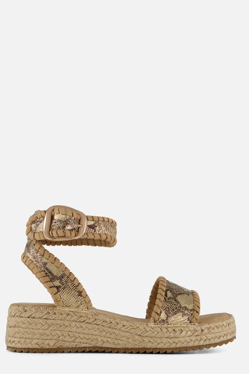 Cellini Espadrilles bruin Textiel - Maat 39