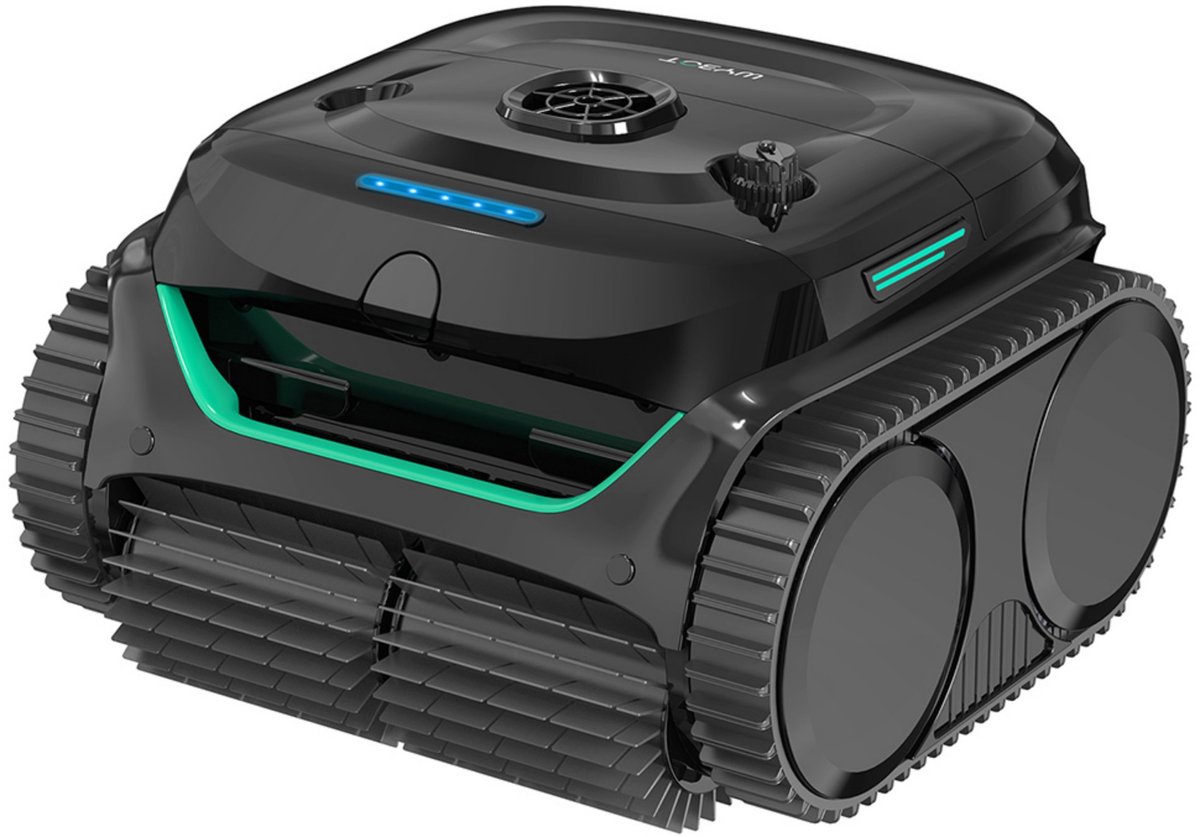 WYBOT C2 Zwembadrobot draadloos zwembadrobotstofzuiger, wand- en waterlijnreiniging, dubbele reinigingsfiltratie, voor ingegraven zwembaden tot 150m², zwartgroen, Bijgewerkte Nederlandse gebruiksaanwijzing