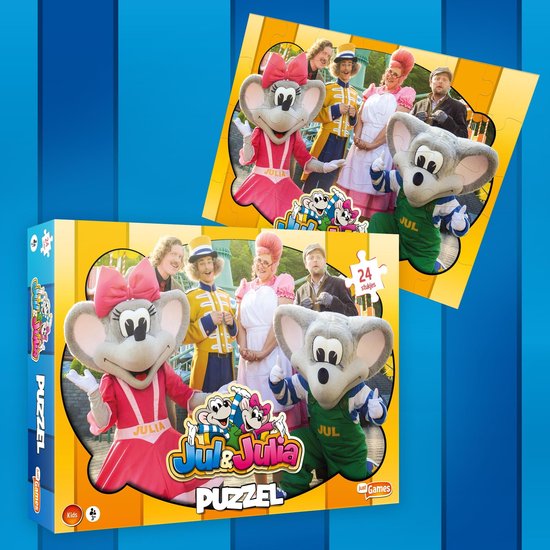Just Games Legpuzzel Jul & Julia Junior Karton 24 Stukjes