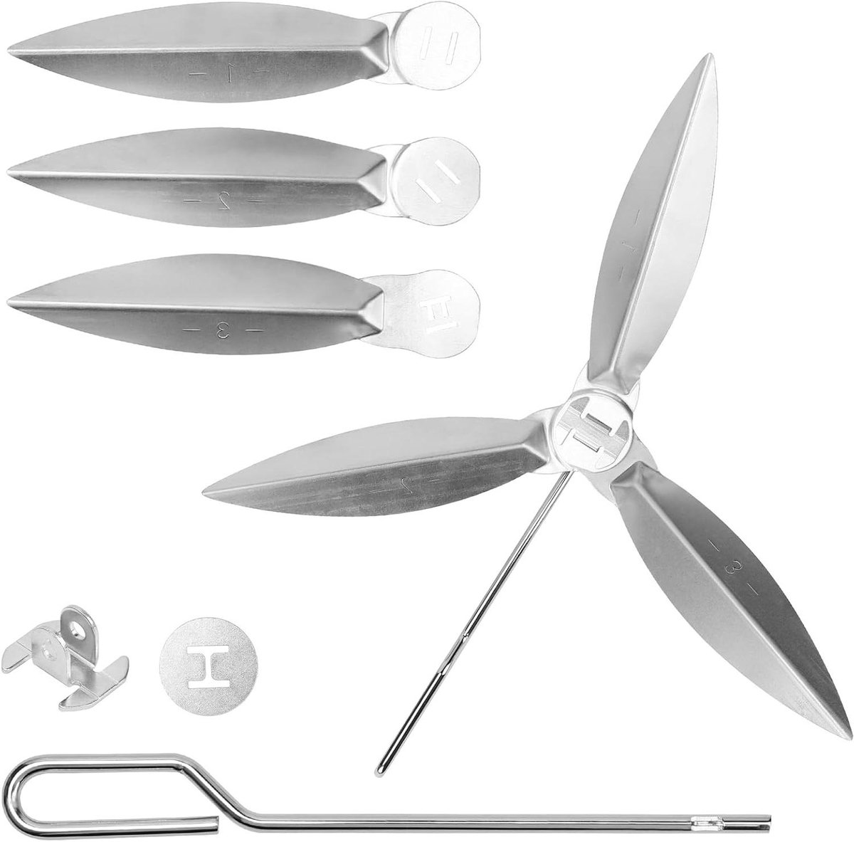 Barbecue-accessoires set van 2 één-touch reinigingssets van 555 cm (22-1/2 inch) compatibel met Weber Ik hoop dat dit is wat je bedoelt. Laat het me weten als je nog verdere aanpassingen wilt!