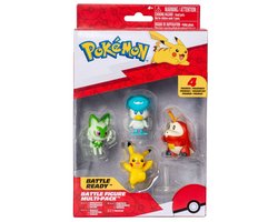 foto van POK Battle Figuren 4er Pack Gen IX sort.