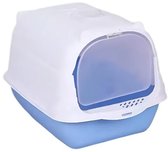 Bol.com Kattenbak – Blauw-Wit Design met filter & klapdeurtje' – " Een stijlvolle en functionele kattenbak die frisheid en comfo... aanbieding