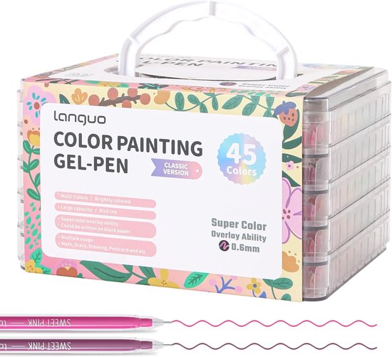 Lot De 5 Stylos Gel Kaco Rétractables - Pointe 0.5 Mm, Couleurs Macarons, Rechargeables, Doux Au Toucher