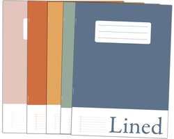 Huurdies - Schrift 5 pack - A4 - Lijntjes