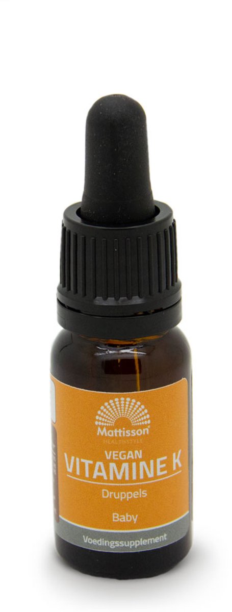Goedkoopste Mattisson - Vegan Vitamine K - Baby - 150mcg - Voedingssupplement - 10ml
