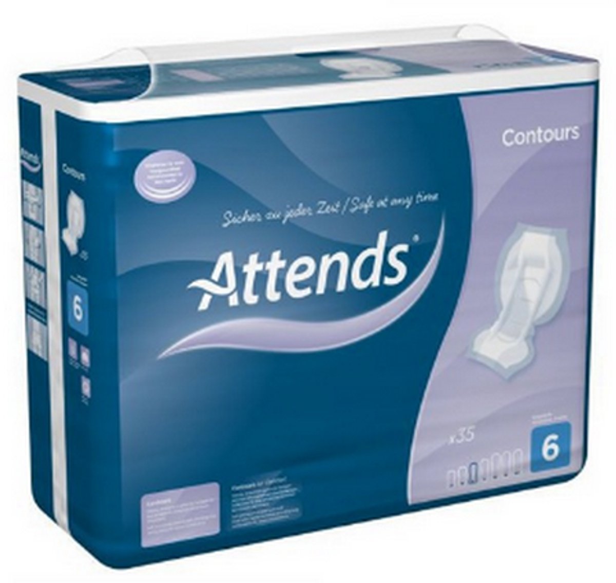 ATTENDS Contours Regular 6 - 8 pakken van 35 stuks