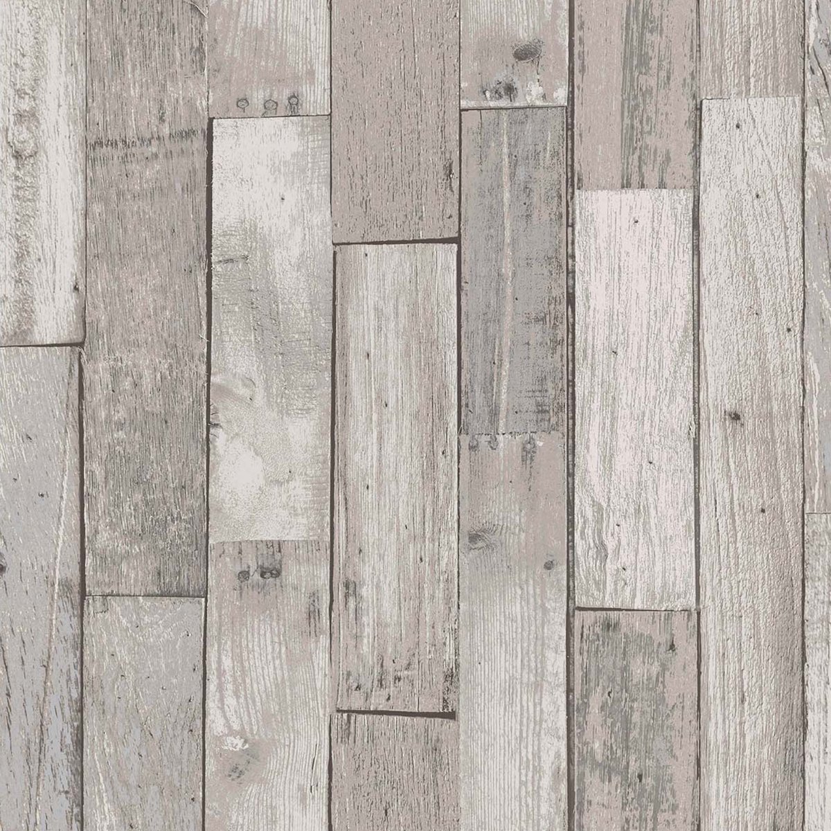 Next vliesbehang Distressed Wood Plank grijs 10mx52cm
