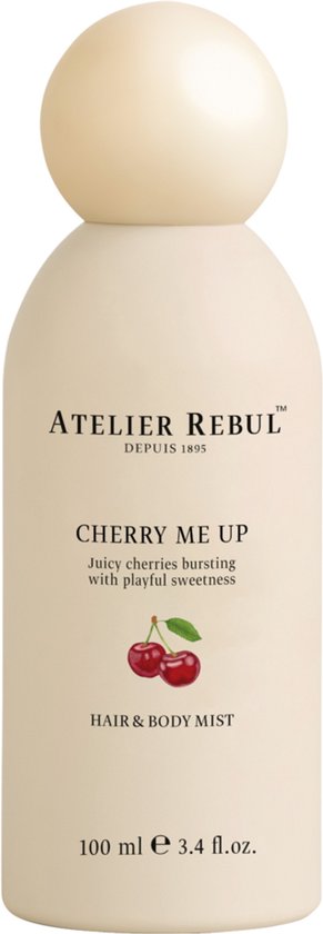 Atelier Rebul Cherry Me Up - Hair & Body Mist (100ml) - Fruitige & Bloemige Geur - Spray voor Huid & Haar
