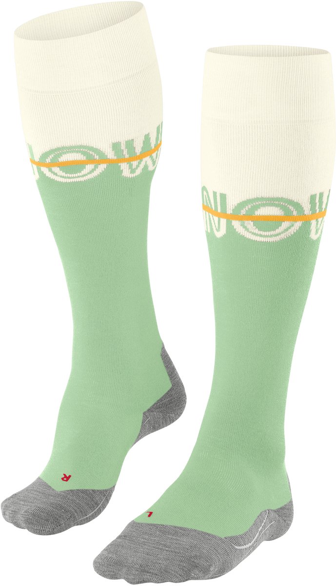 FALKE SK4 Advanced lichte padding wol functioneel materiaal skisokken dames Groen