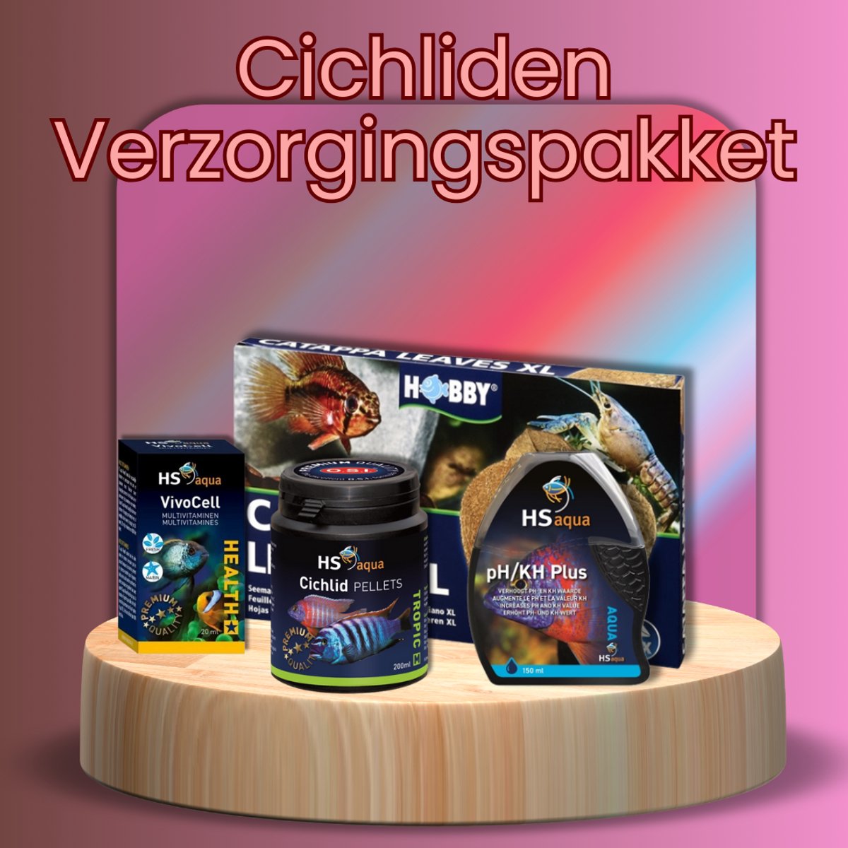 Cichliden Verzorgingspakket – Complete Zorg voor Gezonde en Kleurvolle Cichliden