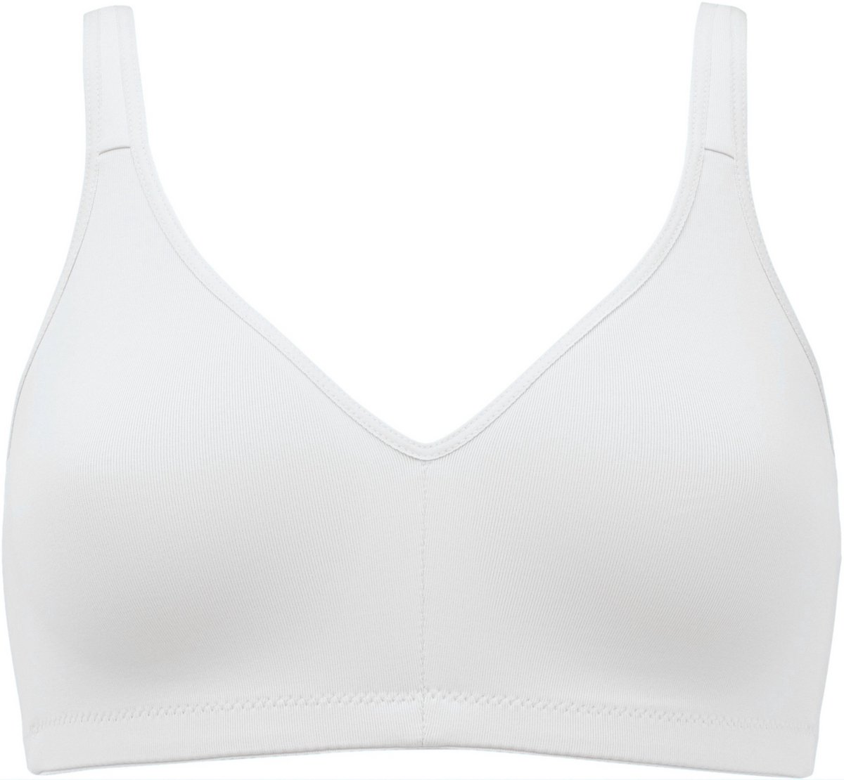 Naturana soft BH met elastische cups maat 80 B/C/D wit