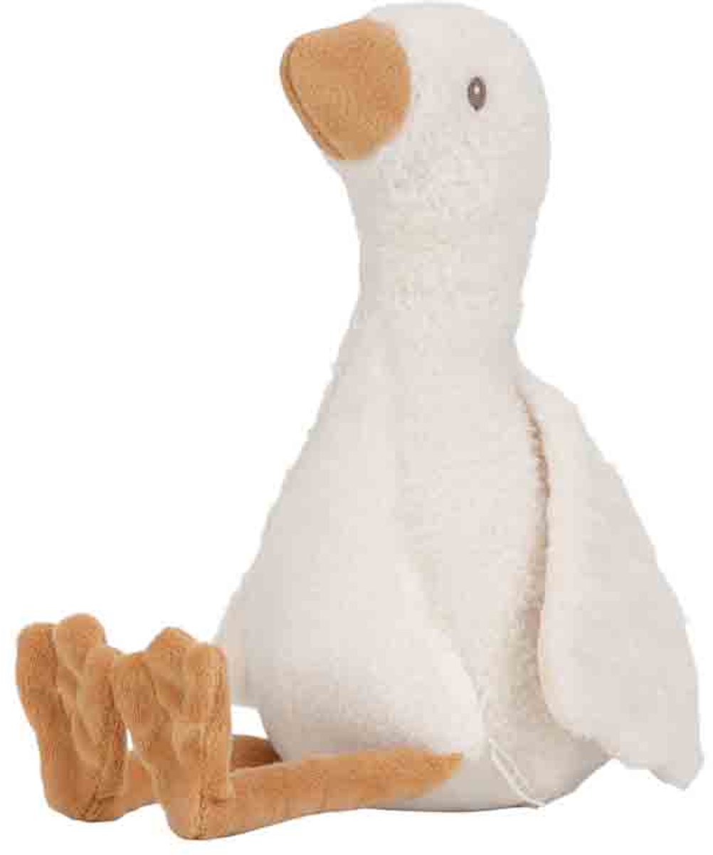 Little Dutch Newborn Naturals Knuffel Little Goose 25 cm — afbeelding 4