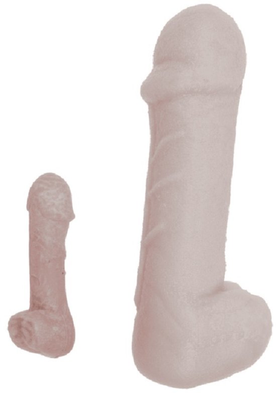 Out of the Blue Groeiende mini penis - 6x - 2,5 x 5,5 cm- Vrijgezellenfeest - fun piemel - gadget