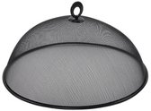 Bellatio Design - Noir - D35 x H16 cm - Protection alimentaire - Protection anti-insectes - Acier inoxydable - Protection alimentaire