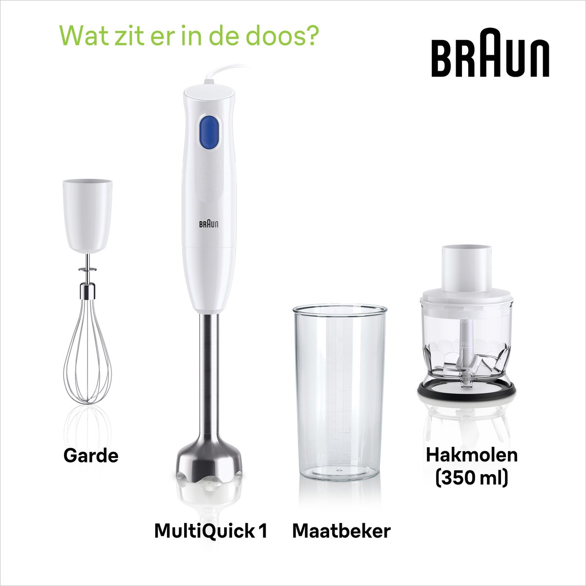Braun staafmixer MultiQuick 1 MQ10.202M