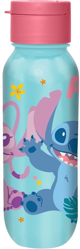 Disney Stitch Kunststof bottle 500ml - Drinkfles - Schoolbeker - Waterfles